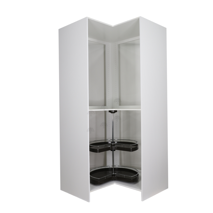 Closet Accessory 2 Layer 270 Rotation Adjustable Shelf