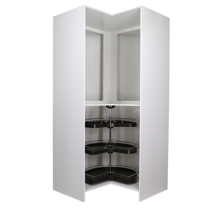 Closet Accessory 3 Layer 270 Rotation Adjustable Shelf