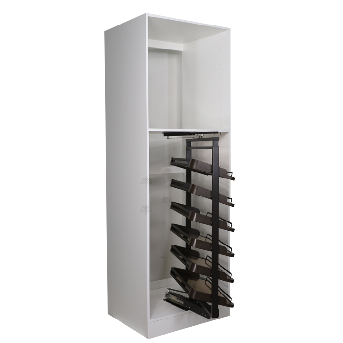 Closet Accessory Zapato-C Rotation Adjustable 6 Shelves Shoe Rack