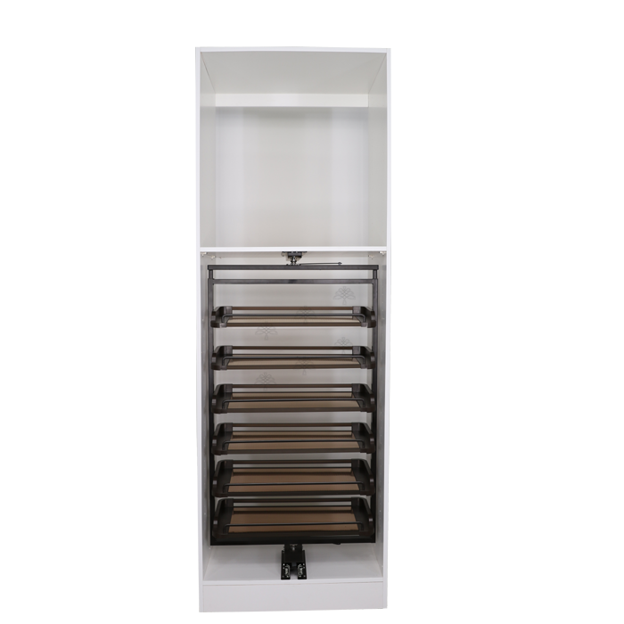 Closet Accessory Zapato-C Rotation Adjustable 6 Shelves Shoe Rack