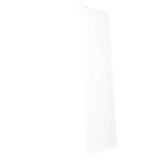 Closet White Finish Left Side Panel