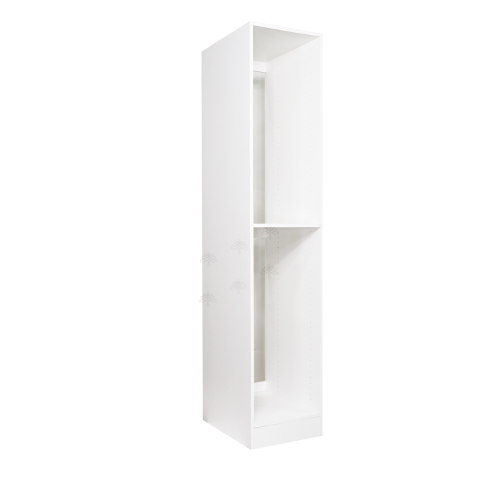 Closet White Finish Tall Cabinet