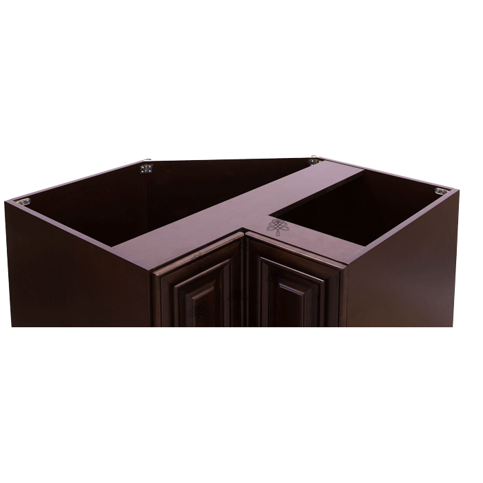 Edinburgh Lazy Susan Base Cabinet 2 Full Height Folding Doors