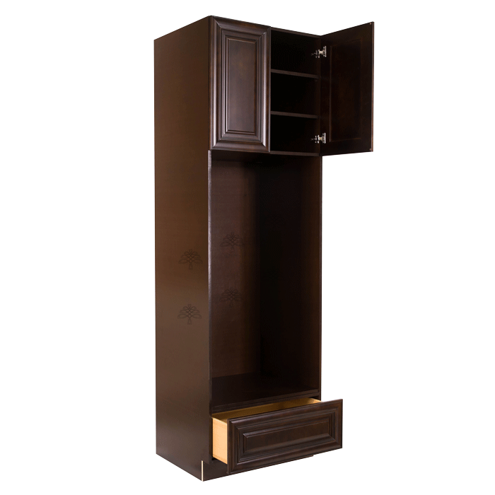 Edinburgh Tall Double Oven Cabinet 2 Upper Doors and 1 Lower Drawer