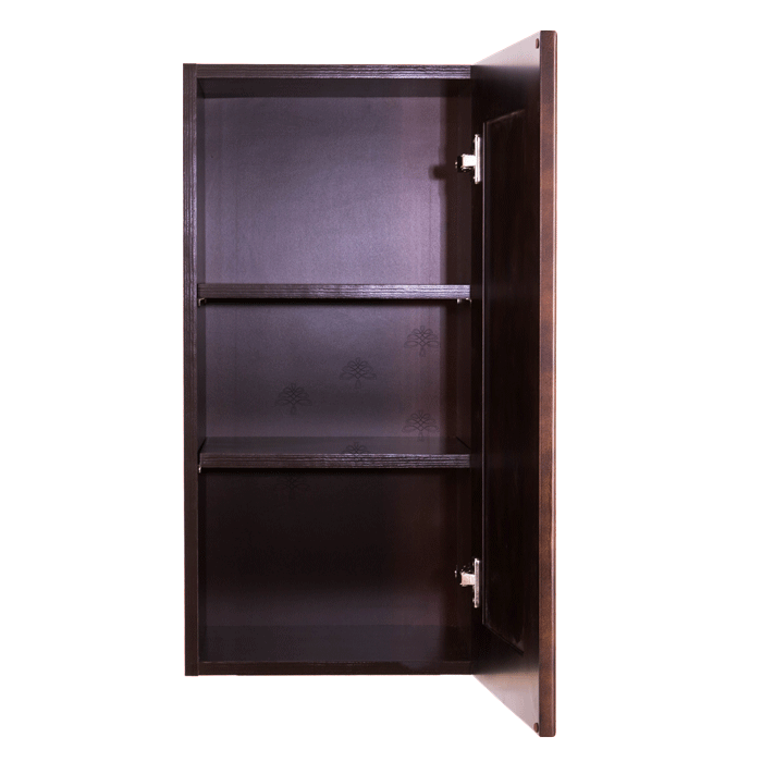 Edinburgh Wall Cabinet 1 Door 2 Adjustable Shelves