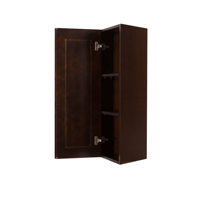 Edinburgh Wall End Angle Cabinet 1 Door 2 or 3 Shelves
