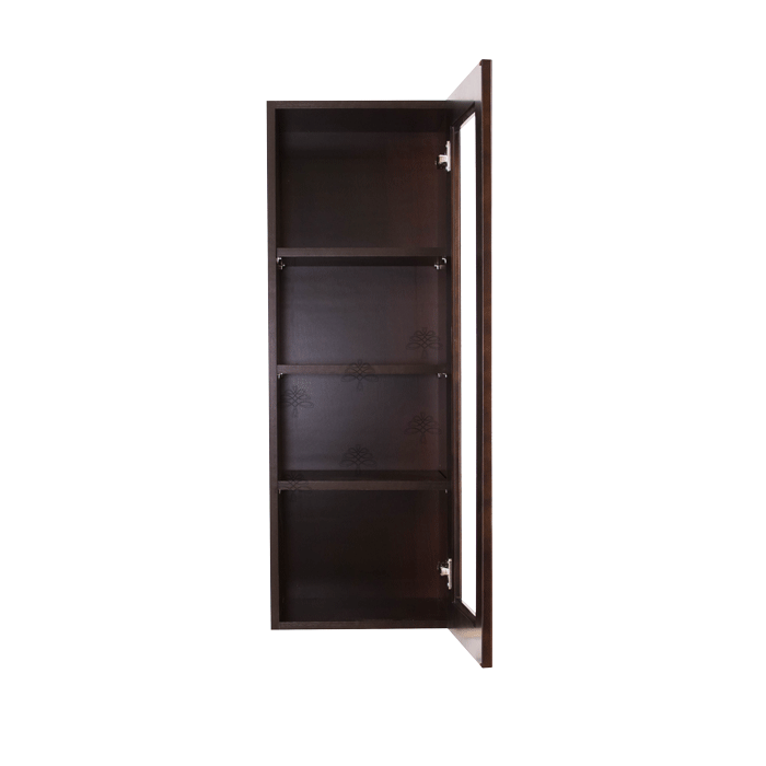 Edinburgh Wall Mullion Door Cabinet 1 Door 3 Adjustable Shelves Glass Not Included