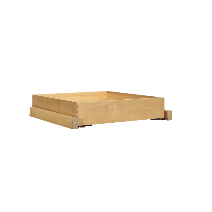 Universal Natural Coated Framed Cabinet Roll Out Tray