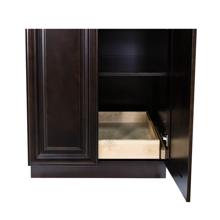 Universal Natural Coated Frameless Cabinet Roll Out Tray