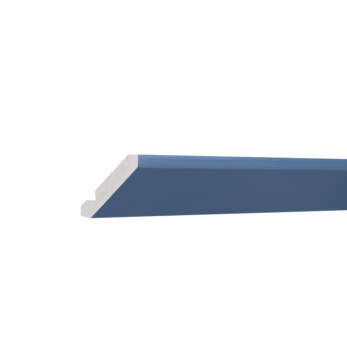 Lancaster Series Blue Shaker Cabinet Crown Molding