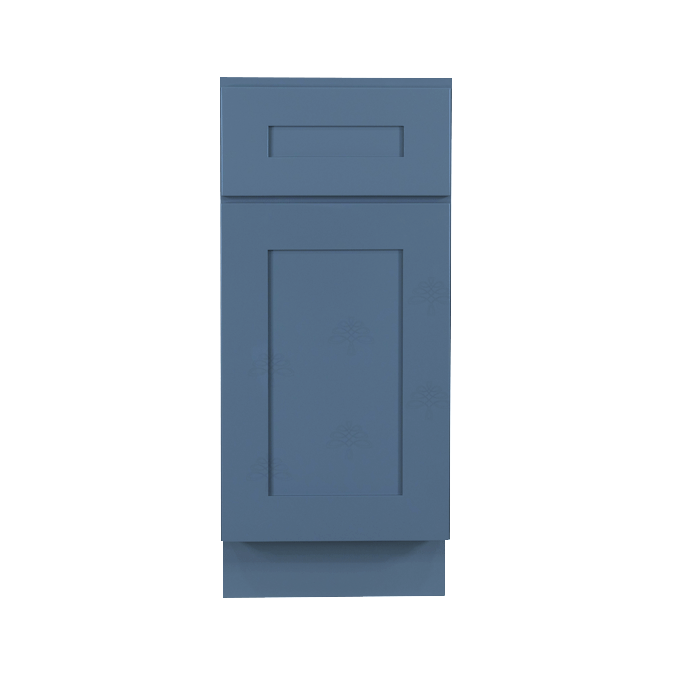 Lancaster Blue Base Cabinet 1 Drawer 1 Door 1 Adjustable Shelf