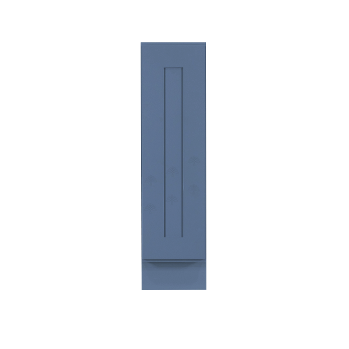 Lancaster Series Blue Shaker Base Spice Rack Cabinet With Under-Mount Upgrade