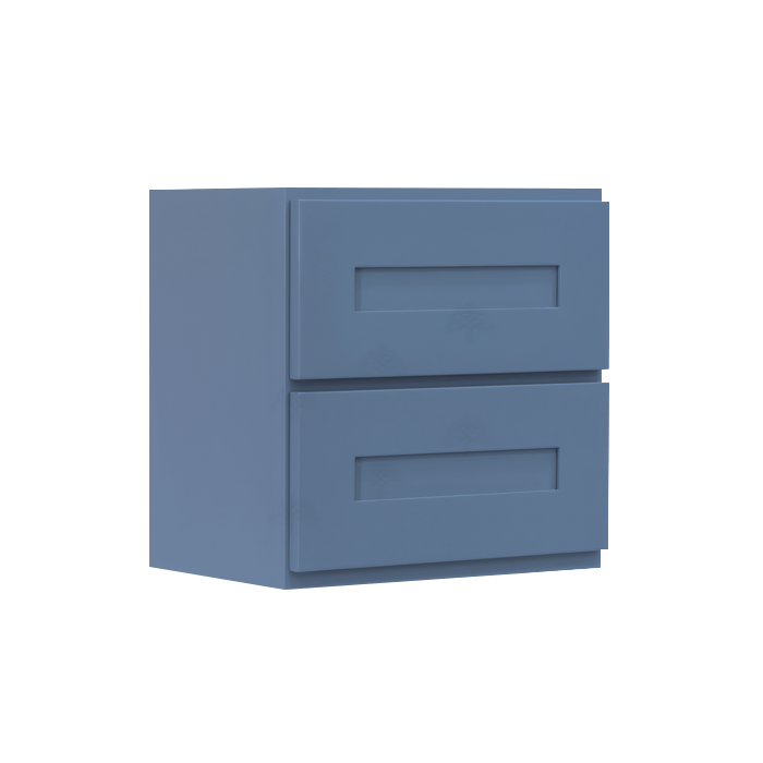 Lancaster Series Blue Shaker Cabinet Counter Top Drawer