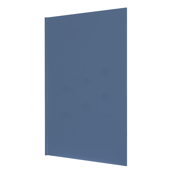 Lancaster Blue Shaker Cabinet Dishwasher Panel