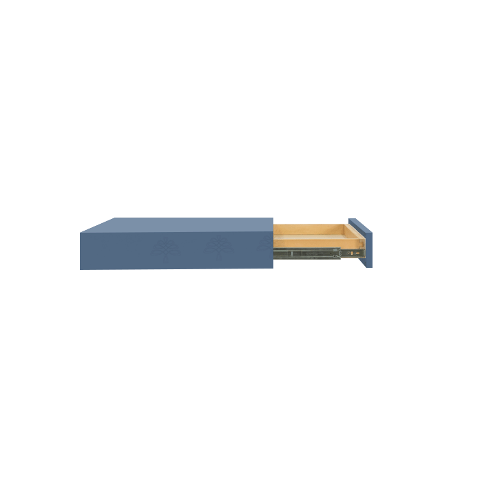 Lancaster Series Blue Shaker Cabinet Knee Drawer