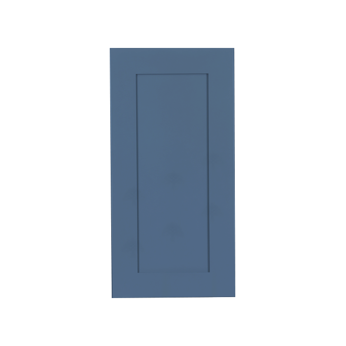 Lancaster Blue Wall Cabinet 1 Door 2 Adjustable Shelves