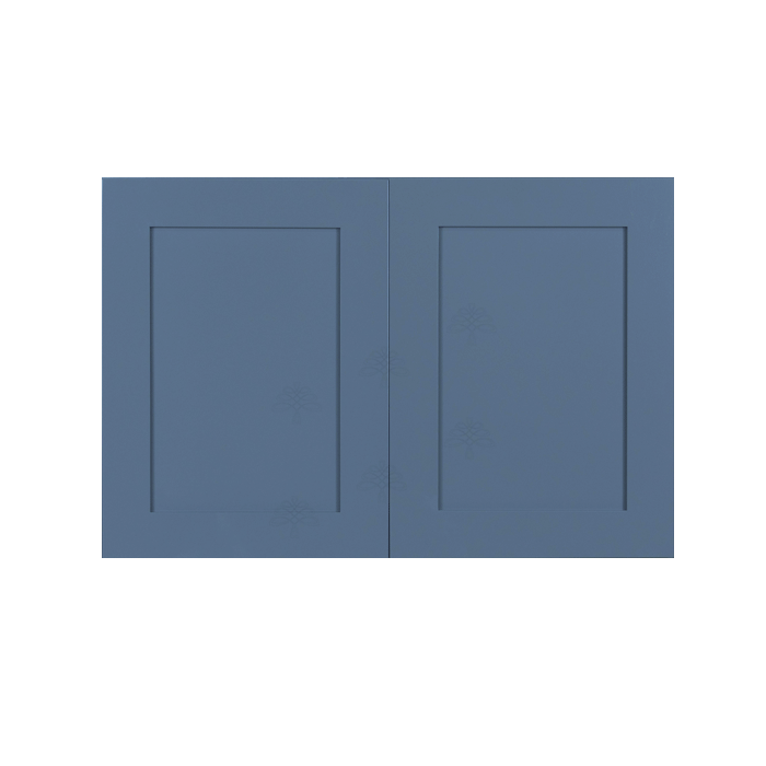 Lancaster Blue Wall Cabinet 2 Doors 1 Adjustable Shelf