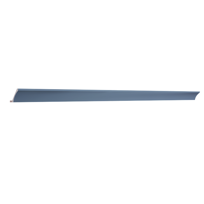Lancaster Series Blue Shaker Cabinet Wall Cove Molding