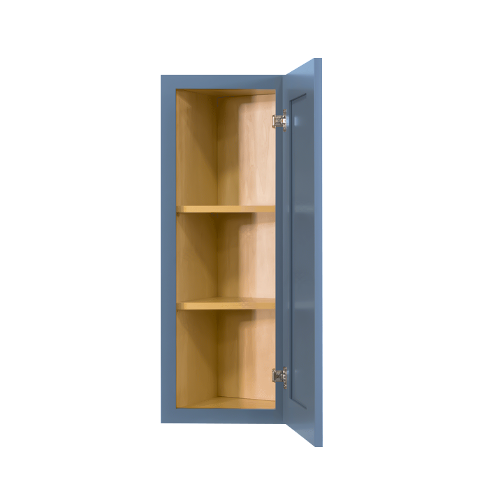 Lancaster Blue Wall End Angle Cabinet 1 Door 2 or 3 Shelves
