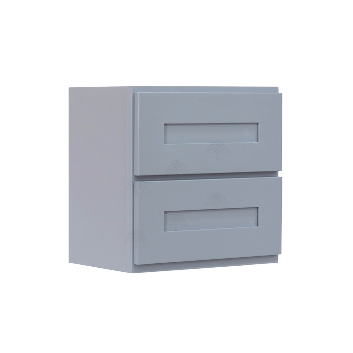 Lancaster Series Dark Gray Finish Shaker Cabinet Counter Top Drawer