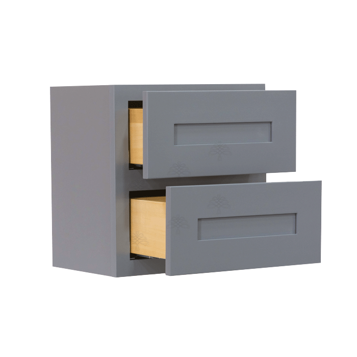 Lancaster Series Dark Gray Finish Shaker Cabinet Counter Top Drawer