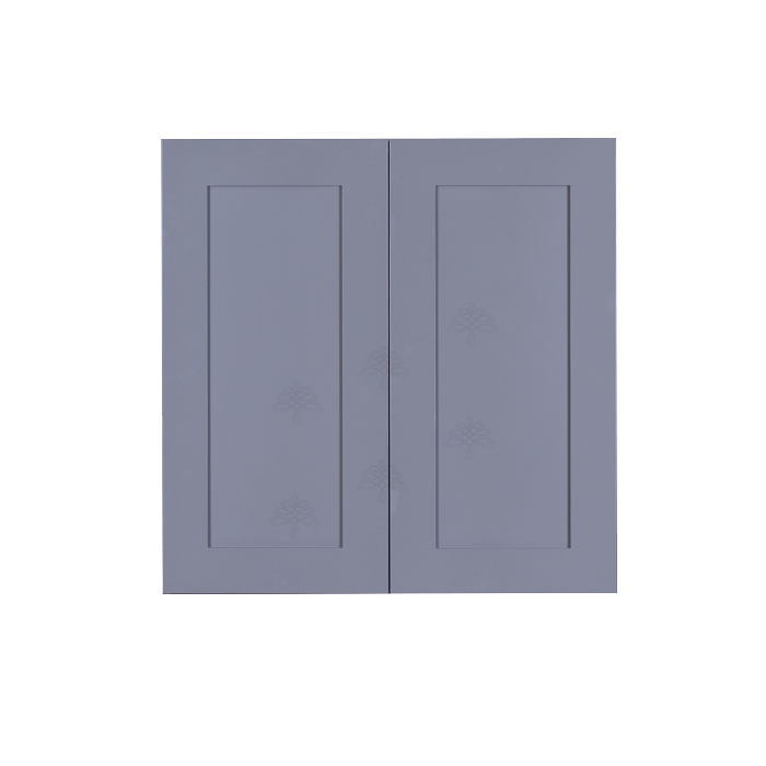 Lancaster Gray Wall Cabinet 2 Doors 2 Adjustable Shelves With 30-inch Height