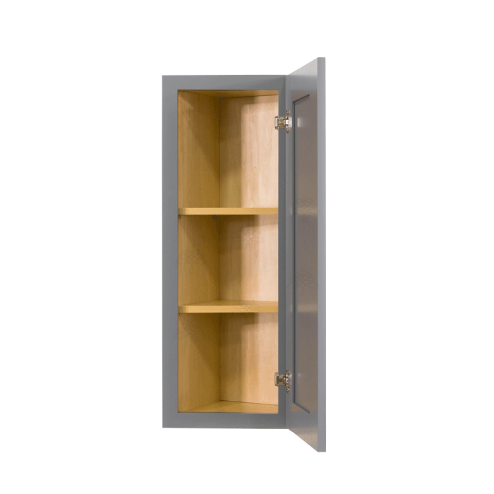 Lancaster Gray Wall End Angle Cabinet 1 Door 2 or 3 Shelves