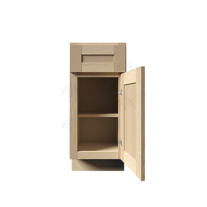 Lancaster Natural Shaker Base Cabinet 1 Door