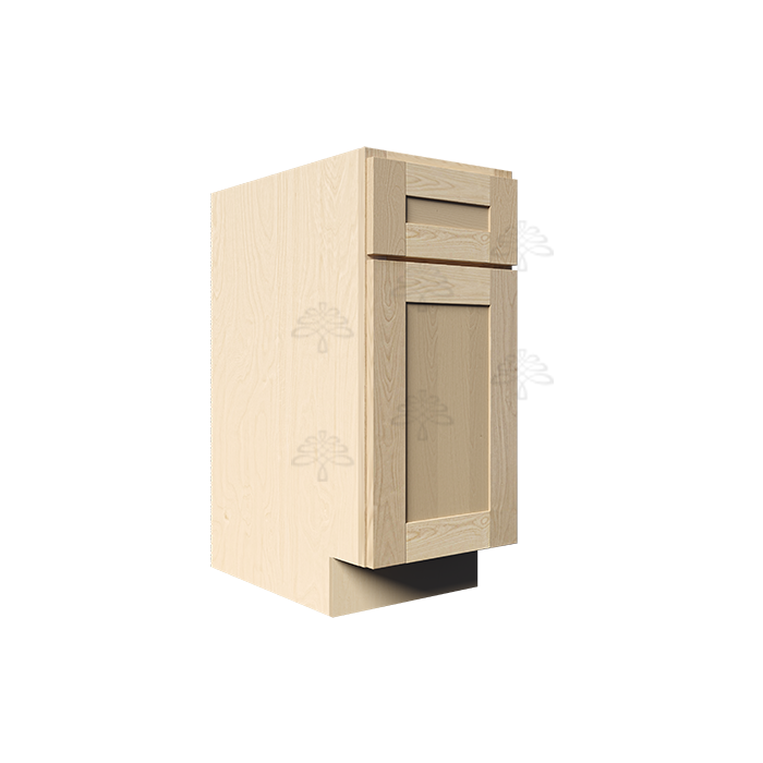 Lancaster Natural Shaker Base Cabinet 1 Door
