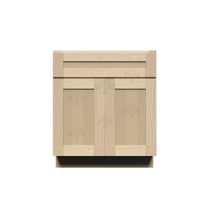 Lancaster Natural Shaker Base Cabinet 2 Doors