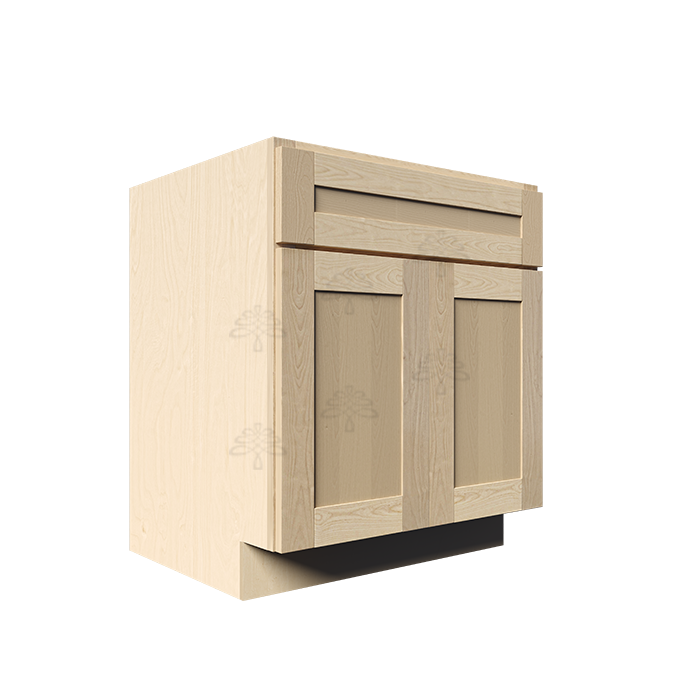 Lancaster Natural Shaker Base Cabinet 2 Doors