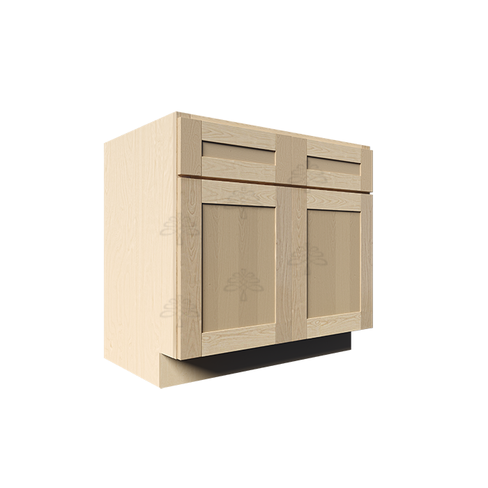 Lancaster Natural Shaker Base Cabinet 2 Doors