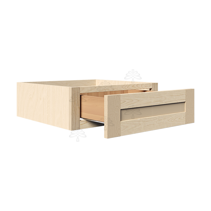 Lancaster Natural Shaker Base Kitchen-size Drawer