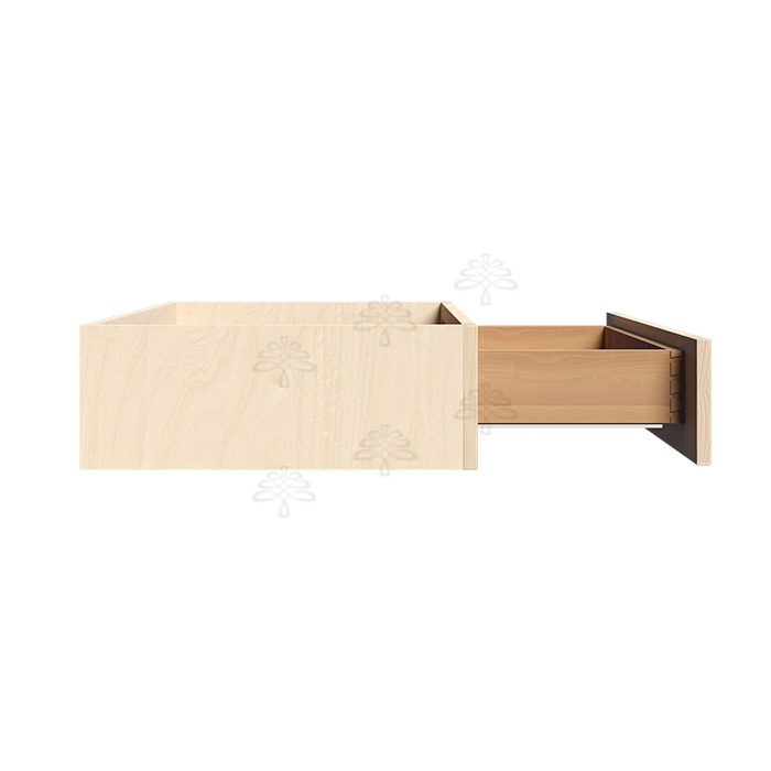 Lancaster Natural Shaker Base Kitchen-size Drawer