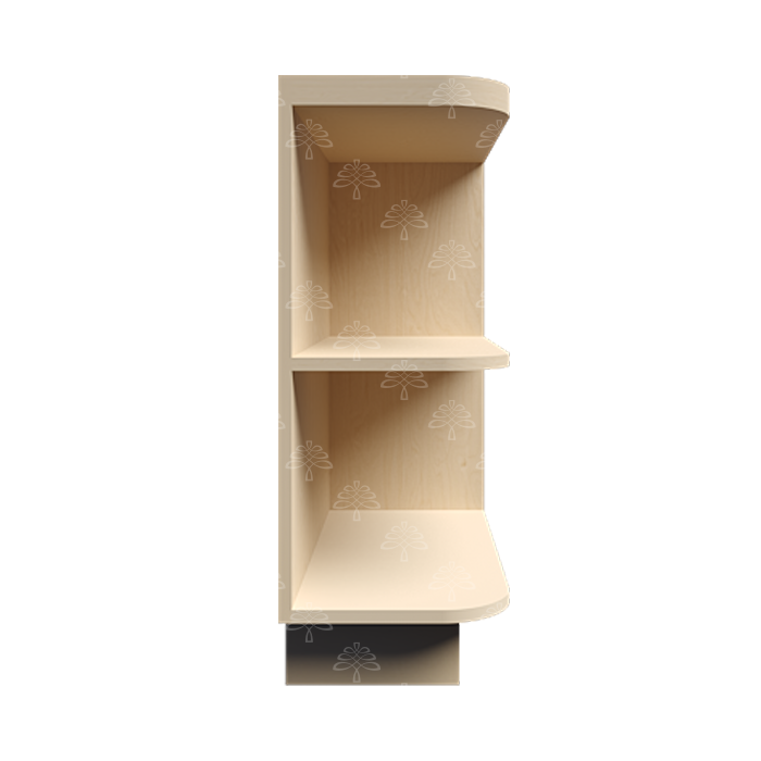Lancaster Natural Shaker Base Open Shelf Cabinet