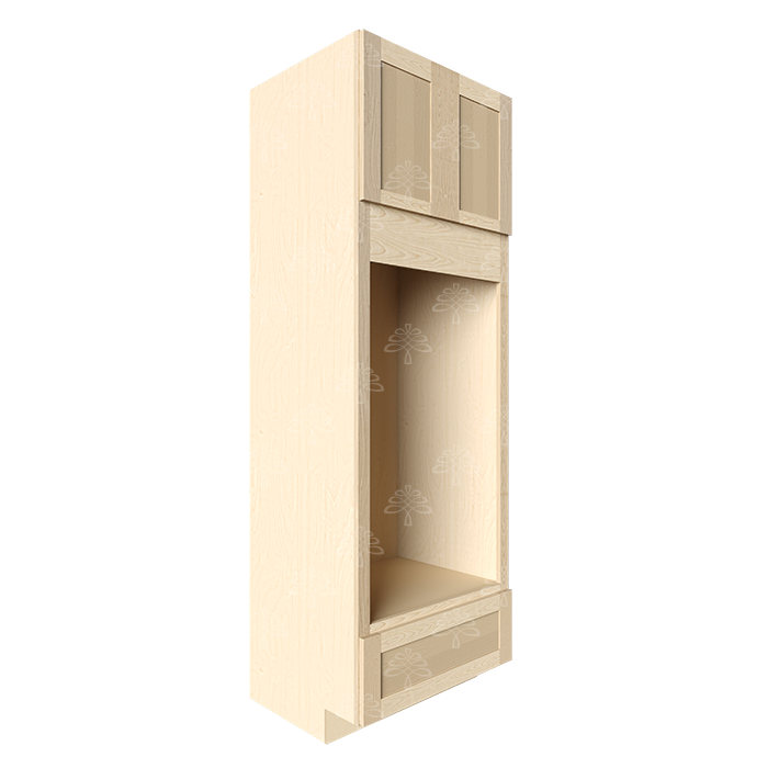 Lancaster Natural Shaker Double Oven Cabinet