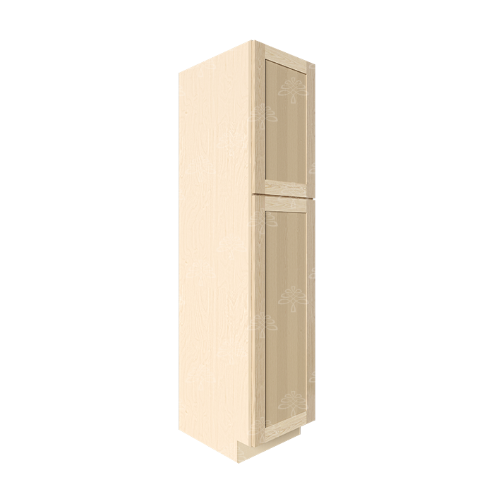 Lancaster Natural Shaker Pantry Cabinet 1 Door