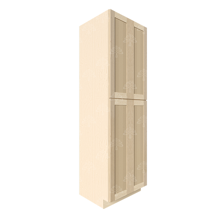 Lancaster Natural Shaker Pantry Cabinet 2 Doors