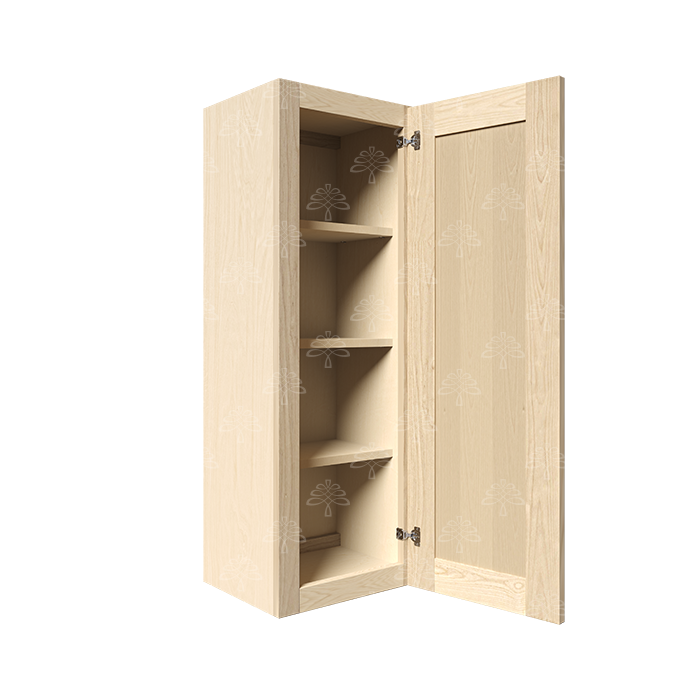 Lancaster Natural Shaker Wall Cabinet 1 Door