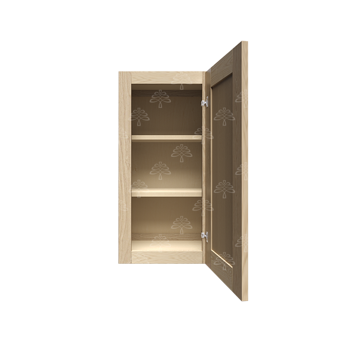 Lancaster Natural Shaker Wall Cabinet 1 Door