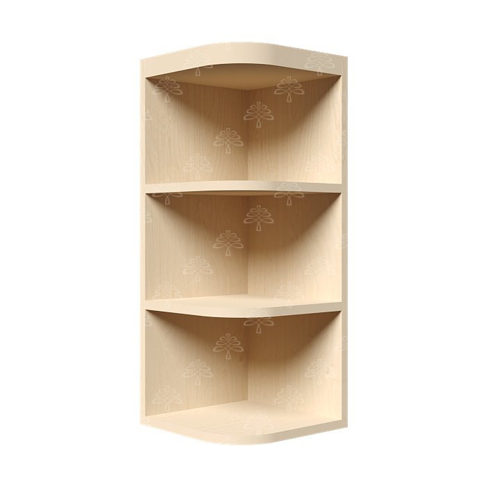Lancaster Natural Shaker Wall Open End Shelf