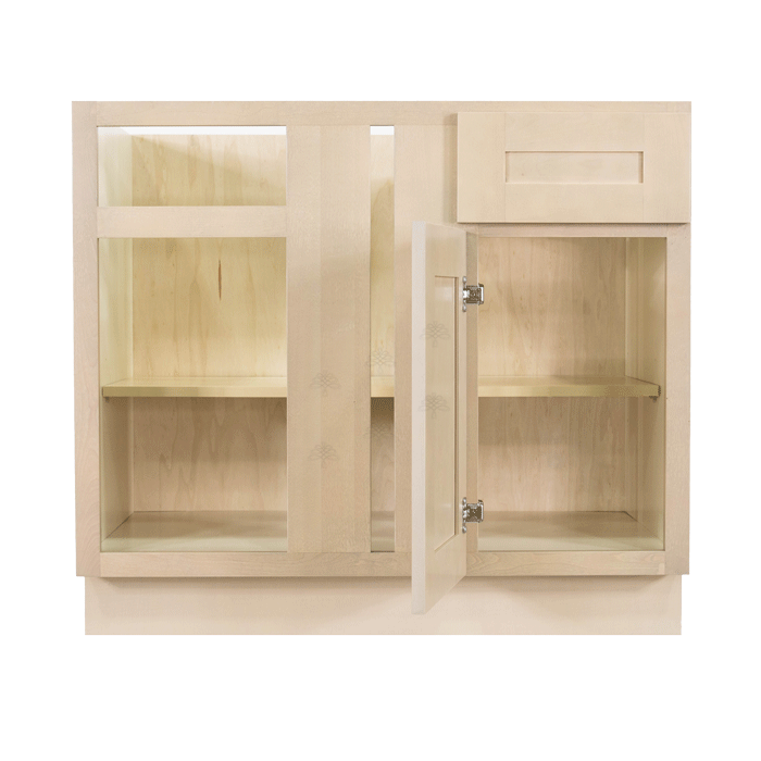 Lancaster Stone Wash Base Blind Corner Cabinet 1 Drawer 1 Door