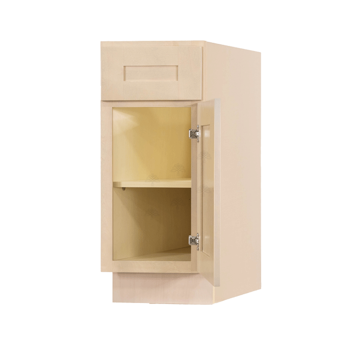 Lancaster Stone Wash Base End Angle Cabinet 1 Fake Drawer 1 Door Adjustable Shelf (Right)