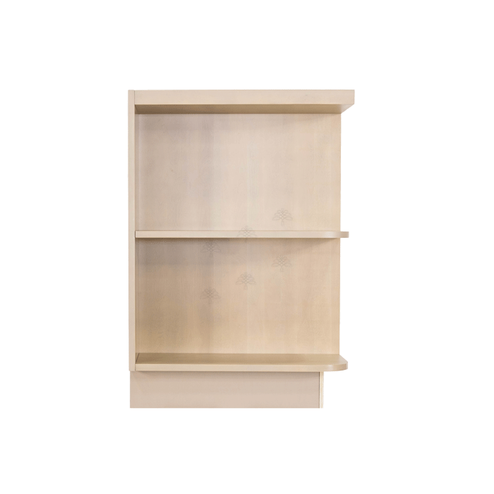 Lancaster Stone Wash Base Open End Shelf 12 inch No Door 1 Fixed Shelf (Left)