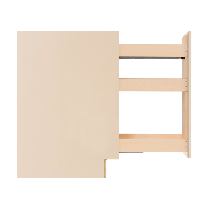 Lancaster Series Stone Wash Shaker Base Spice Rack Cabinet