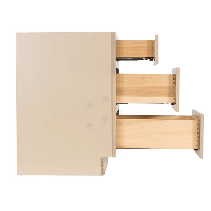 Lancaster Stone Wash Base Drawer Cabinet 3 Drawers