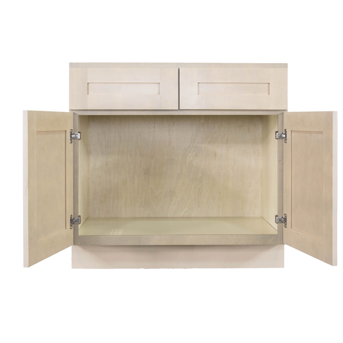 Lancaster Stone Wash Sink Base Cabinet 2 Dummy Drawer 2 Doors