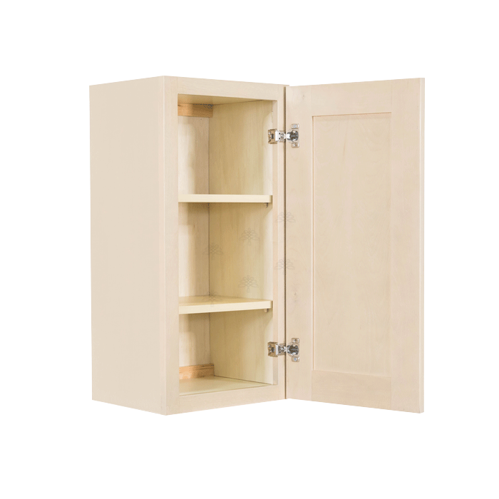 Lancaster Stone Wash Wall Cabinet 1 Door 2 Adjustable Shelves 30-inch Height