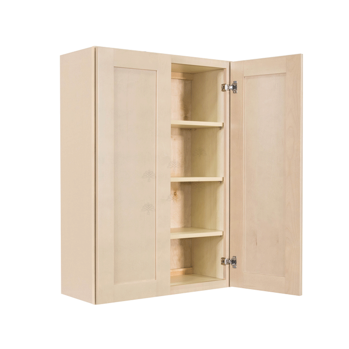 Lancaster Stone Wash Wall Cabinet 2 Doors 3 Adjustable Shelves