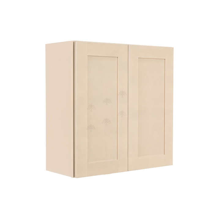 Lancaster Stone Wash Wall Cabinet 2 Doors 2 Adjustable Shelves With 30-inch Height